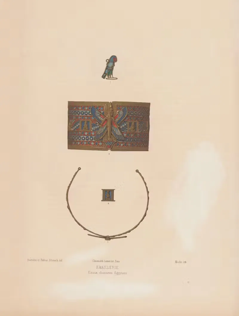 Египетские эмали by Жозеф Роз Лемерсье, 1859-1864 — digital art print download