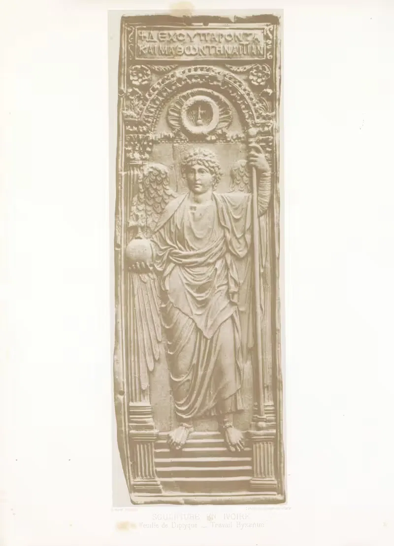 Feuille de Diptyque – Travail Byzantin — Joseph Rose Lemercier