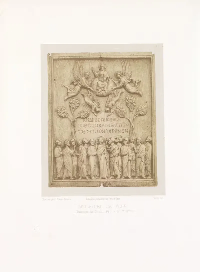 L'Ascension du Christ – Bas-relief byzantin — Joseph Rose Lemercier