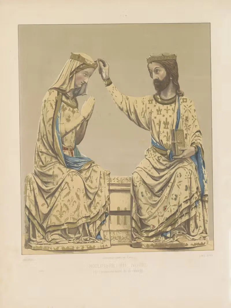 Коронация Девы Марии by Жозеф Роз Лемерсье, 1859-1864 — digital art print download
