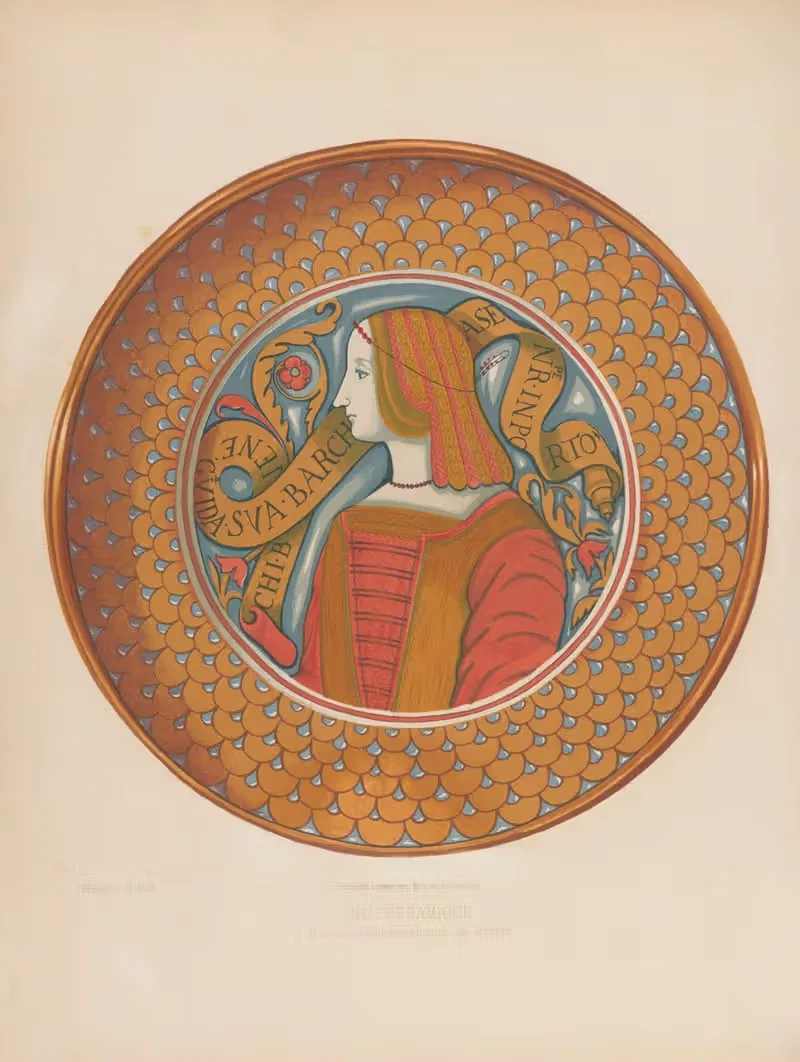 Мецца, майолика, фабрика Пезаро by Жозеф Роз Лемерсье, 1859-1864 — digital art print download