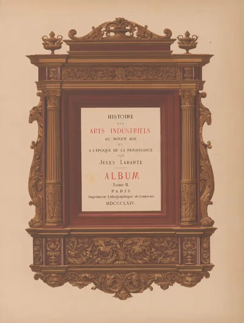 Титульный лист. by Жозеф Роз Лемерсье, 1859-1864 — digital art print download