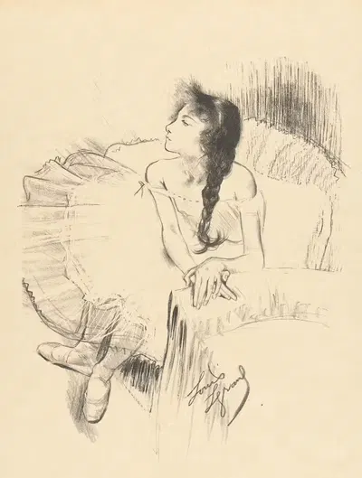 Балетная танцовщица by Луи Легран, 1893-1895 — digital art print download