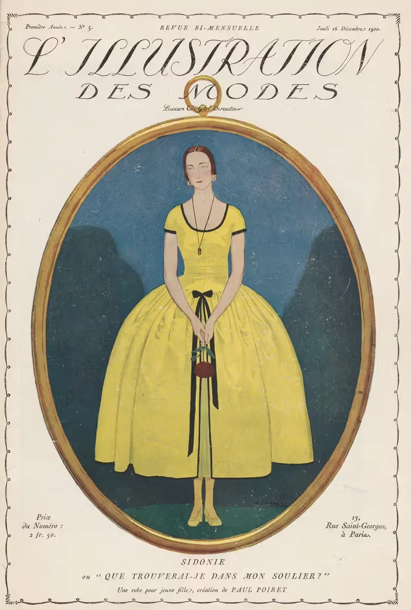 Иллюстрация мод, Четверг 16 by Люсьен Вогель, 1920 — digital art print download