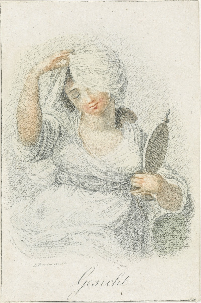 Лицо by Людвиг Готлиб Портман, 1787 - 1828 — digital art print download