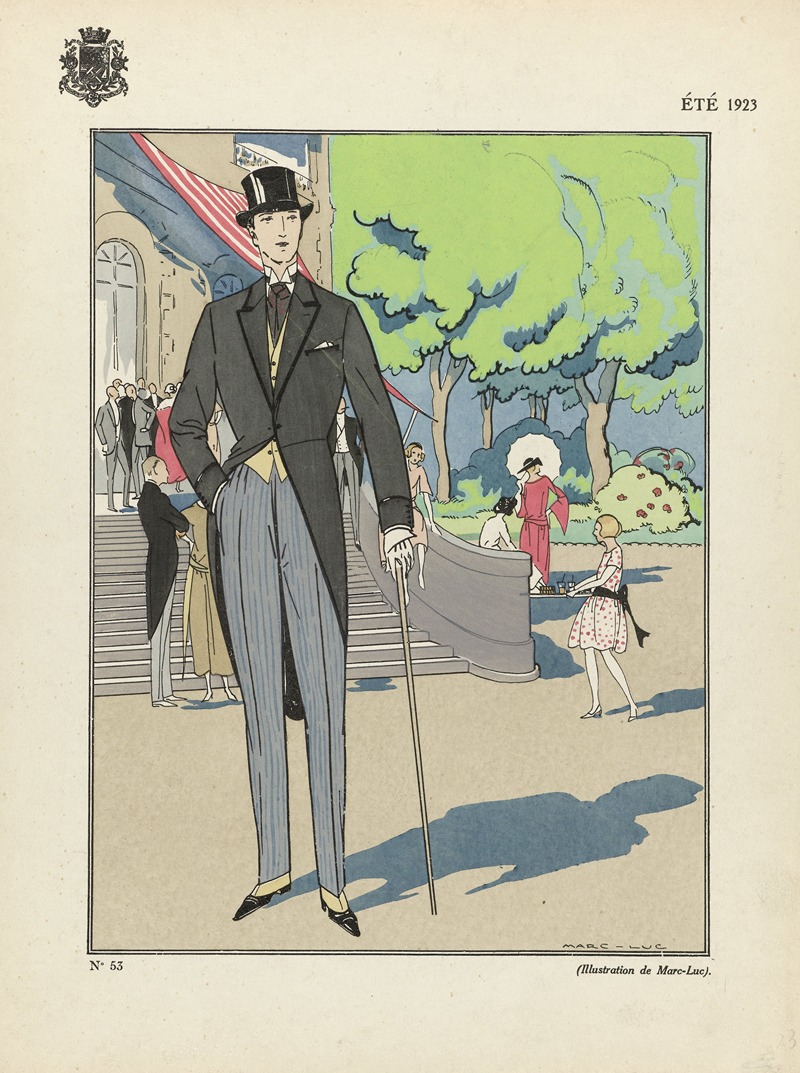 Лето by Марк-Люк, 1923 — digital art print download