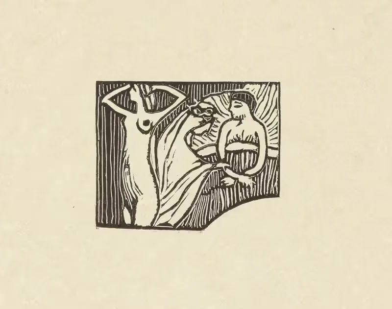 Essaie de bois gravé pour Sagesse — Maurice Denis