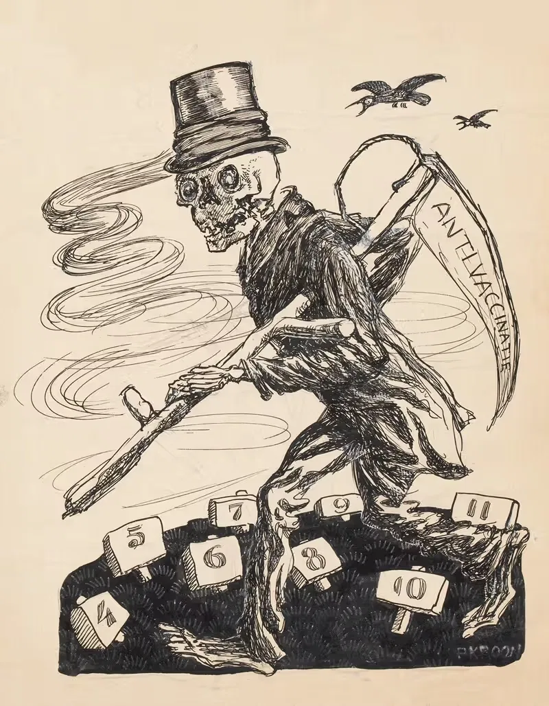 Анти-вакцинация by Патрик Круун, 1920-1930 — digital art print download