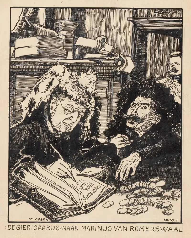 De Gierigaards; naar Marinus van Romerwaal — Patricq Kroon