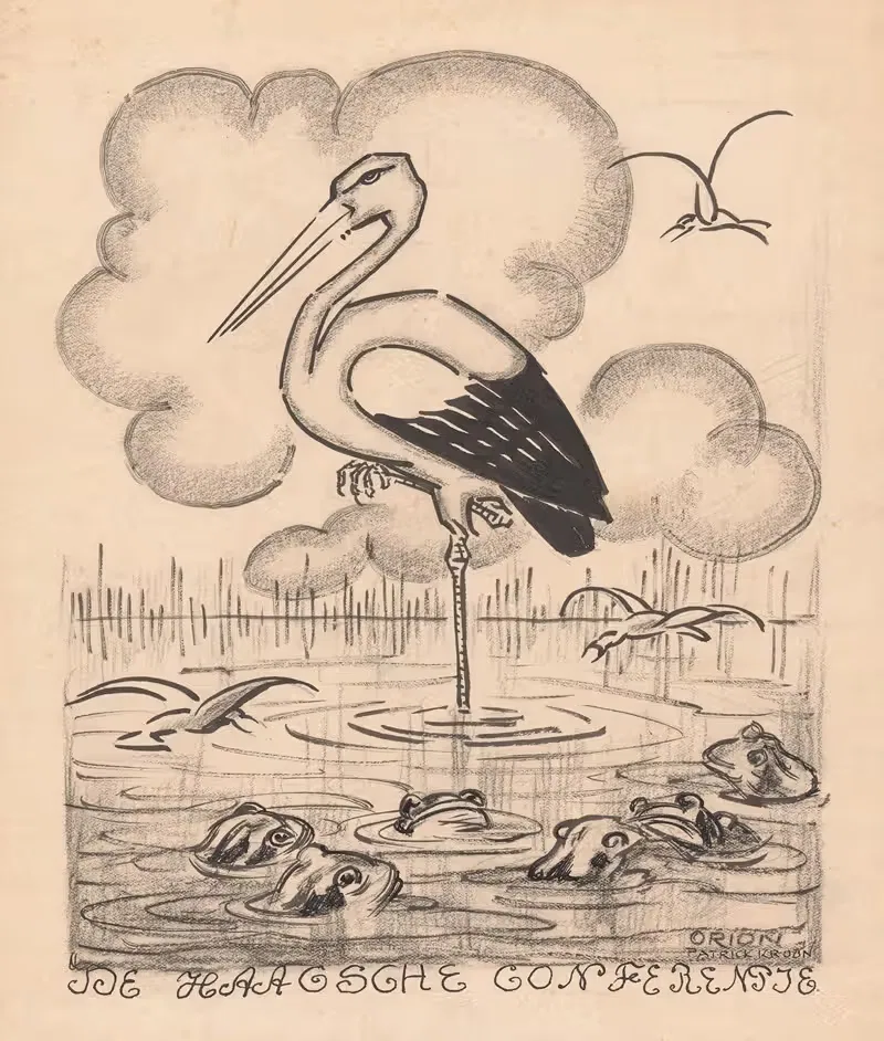 Гаагская конференция by Патрик Круун, 1900-1935 — digital art print download
