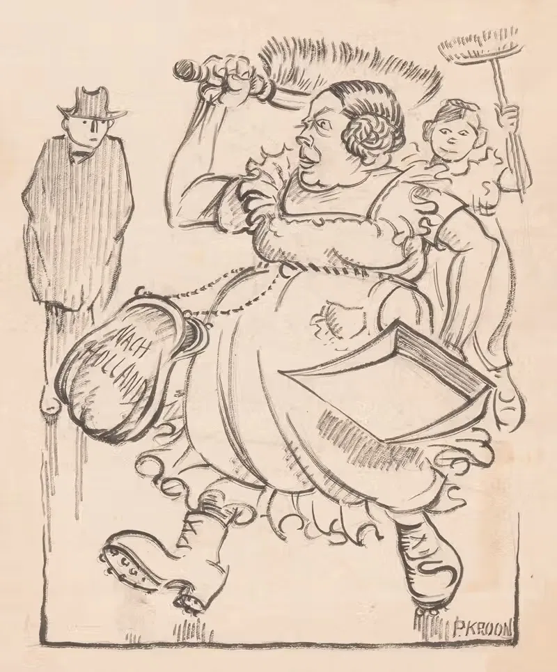 Парадный шаг немецких Фрид by Патрик Круун, 1920-1940 — digital art print download