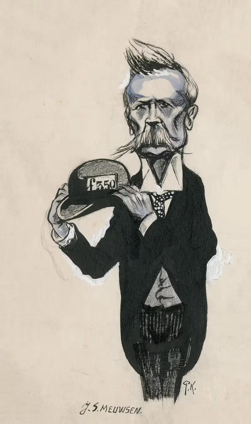 J.S. Meeuwsen, hoeden-handelaar — Patricq Kroon