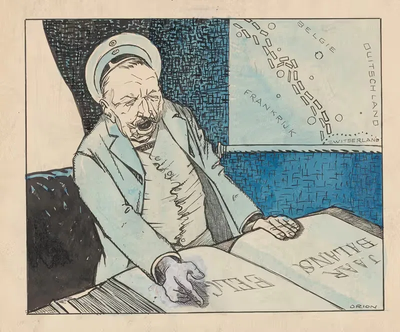 Годовой баланс в Бельгии by Патрик Круун, 1914-1918 — digital art print download