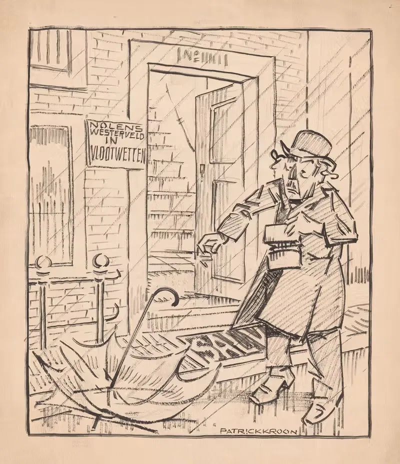 Нидерландские развлечения by Патрик Круун, 1923 — digital art print download
