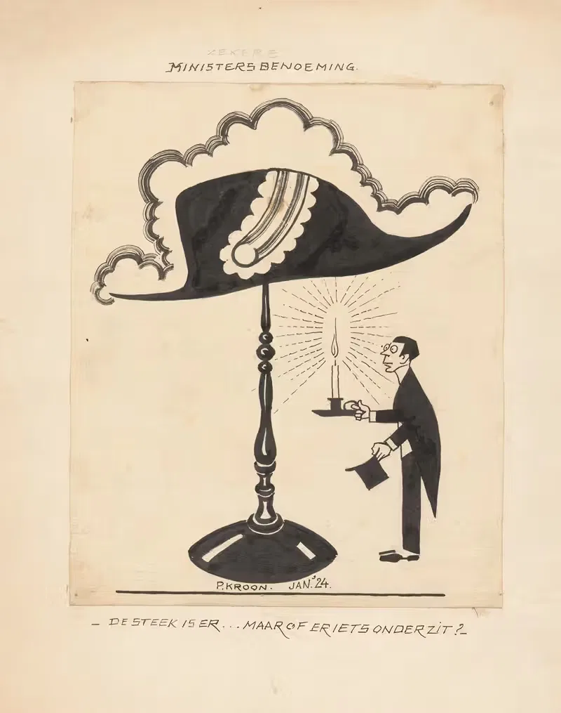 Zekere Ministersbenoeming by Patricq Kroon, 1924 — digital art print download