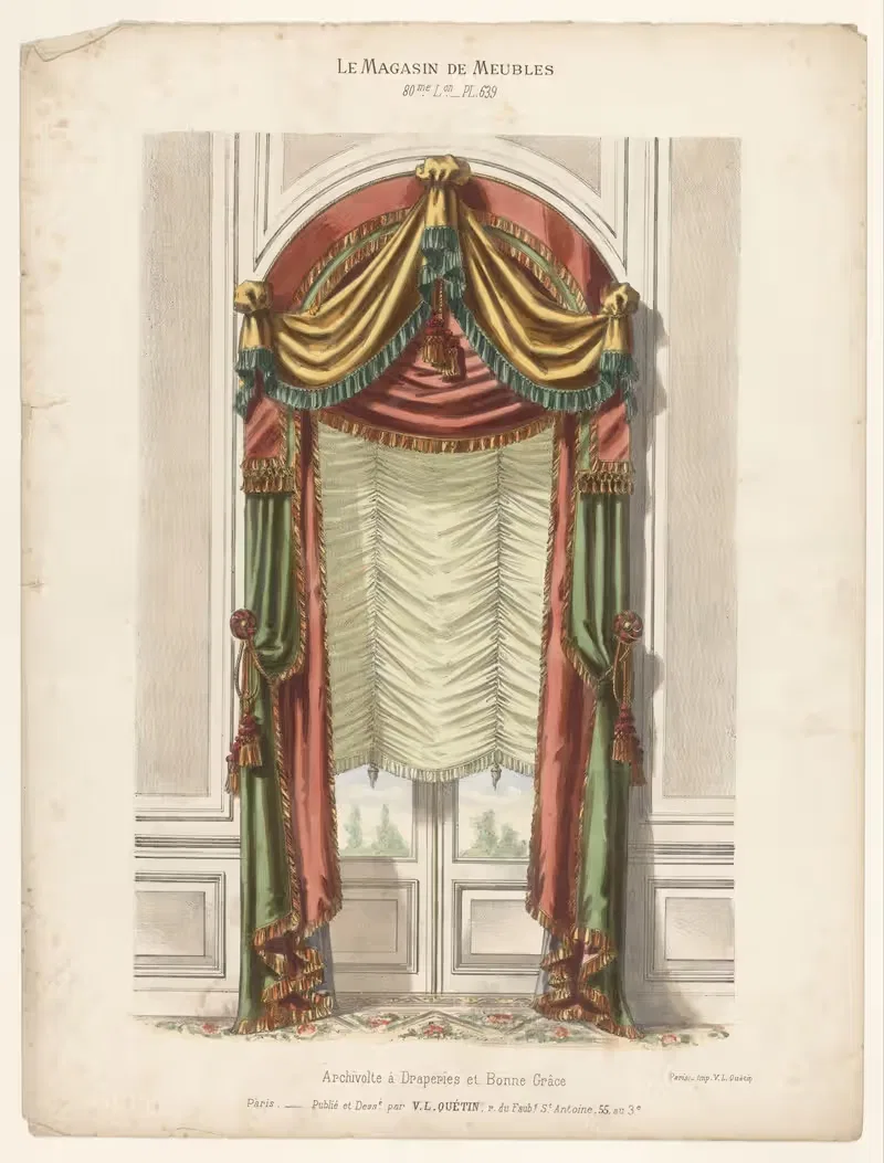 Archivolte à Draperies et Bonne Grâce — Victor Léon Michel Quétin
