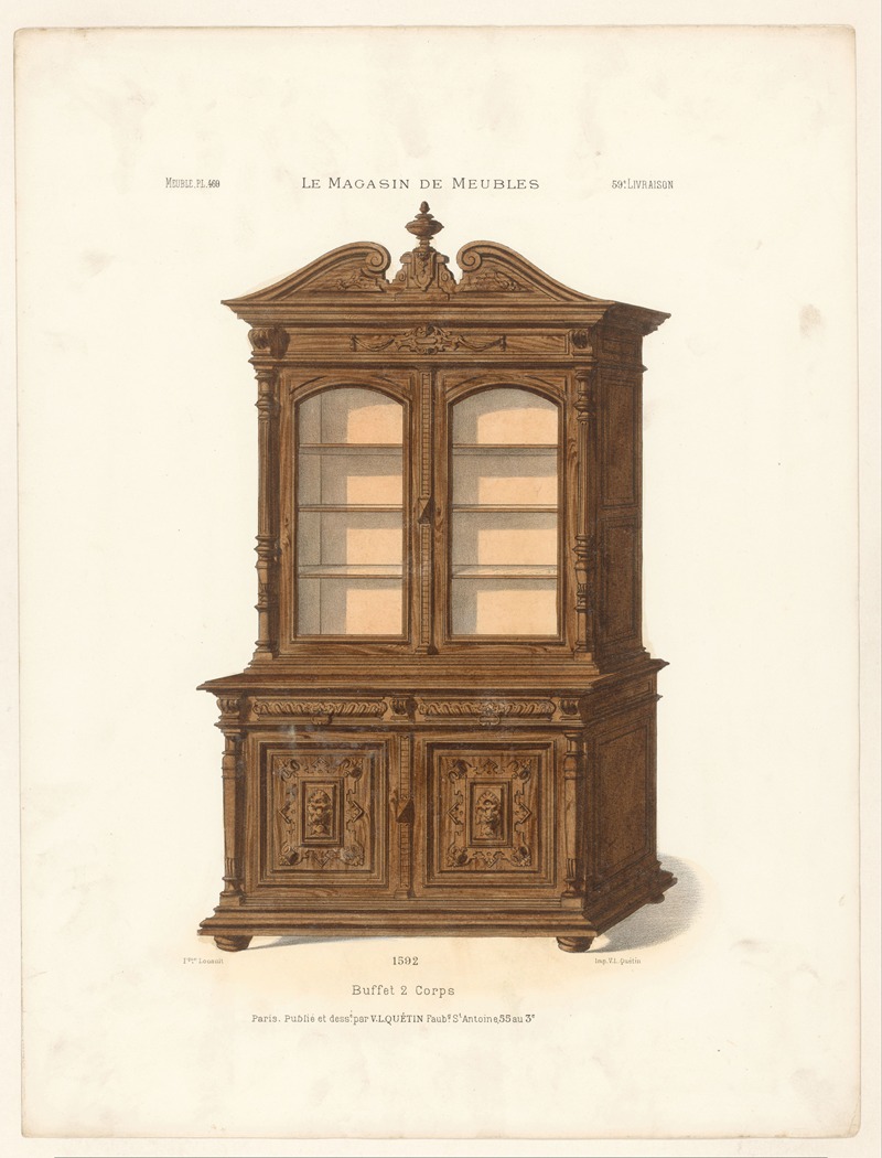 Буфет 2 Корпуса by Виктор Леон Мишель Кетен, 1832 - 1904 — digital art print download