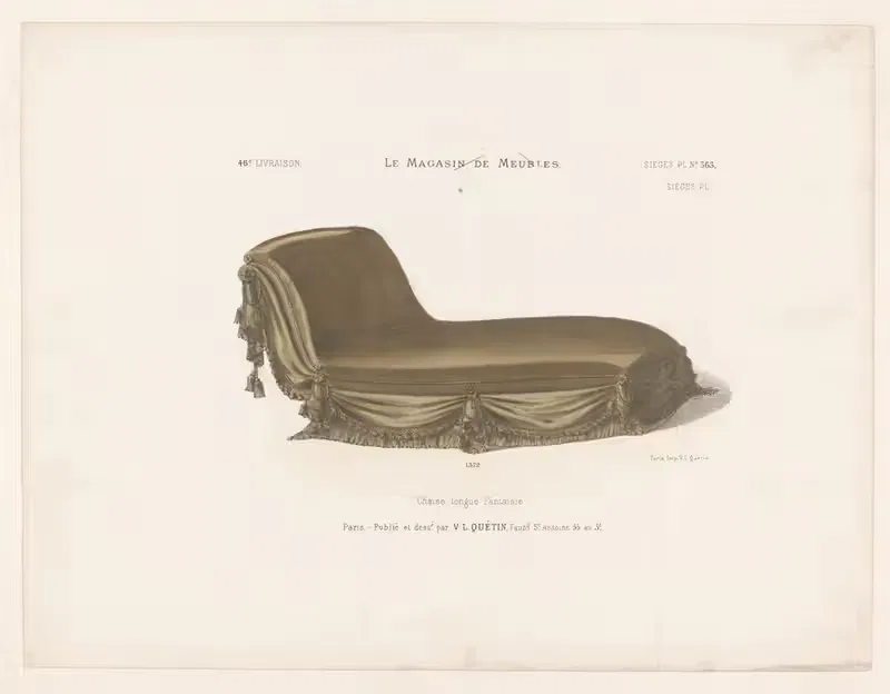 Chaise longue Fantaisie — Victor Léon Michel Quétin