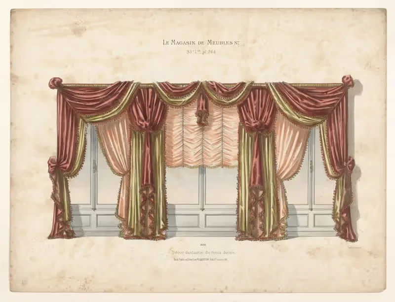 Décor fantaisie de trois baies — Victor Léon Michel Quétin