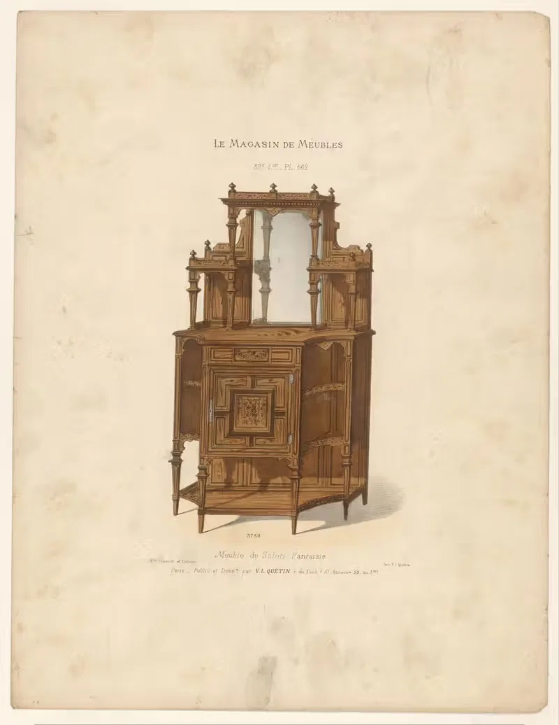 Meuble de Salon Fantaisie — Victor Léon Michel Quétin