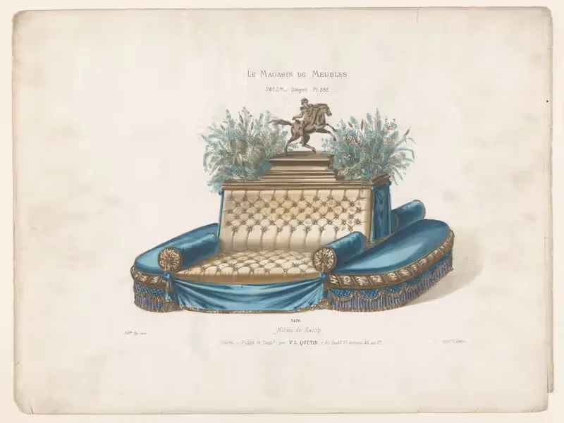 Milieu de Salon by Victor Léon Michel Quétin, 1832 - 1904 — digital art print download