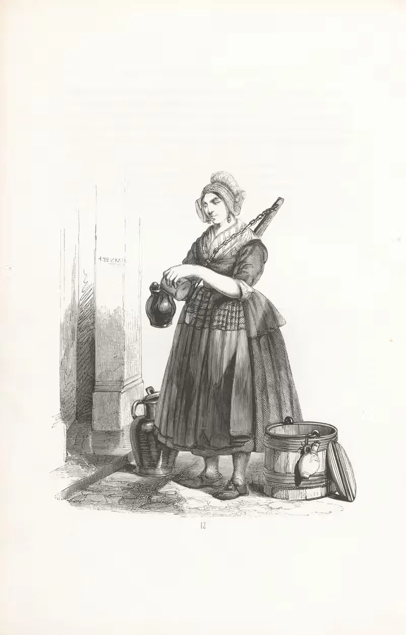 Het melkmeisje by Willem Hendrik Schmidt, 1841 — digital art print download