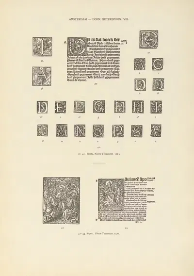 L'art typographique dans les Pays-Bas pendant les années 1500 à 1540 Pl.015 by Wouter Nijhoff, 1926 — digital art print…