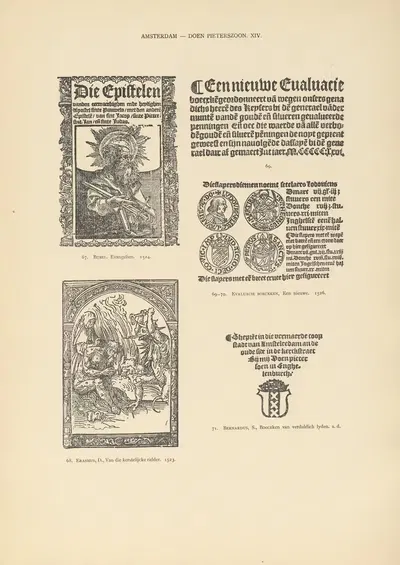 L'art typographique dans les Pays-Bas pendant les années 1500 à 1540 Pl.021 by Wouter Nijhoff, 1926 — digital art print…