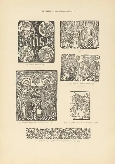 L'art typographique dans les Pays-Bas pendant les années 1500 à 1540 Pl.052 by Wouter Nijhoff, 1926 — digital art print…