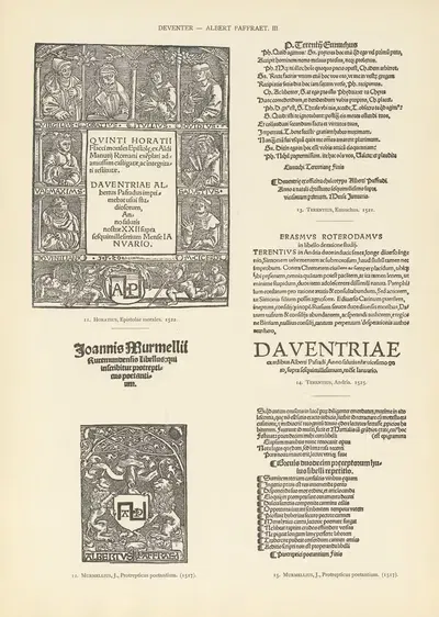 L'art typographique dans les Pays-Bas pendant les années 1500 à 1540 Pl.063 by Wouter Nijhoff, 1926 — digital art print…