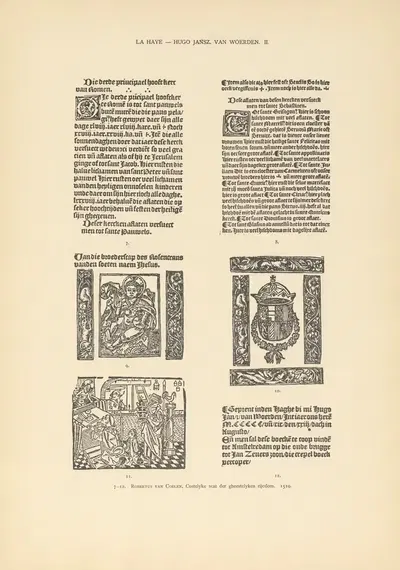 L'art typographique dans les Pays-Bas pendant les années 1500 à 1540 Pl.088 by Wouter Nijhoff, 1926 — digital art print…