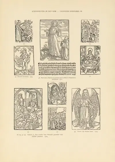 L'art typographique dans les Pays-Bas pendant les années 1500 à 1540 Pl.116 by Wouter Nijhoff, 1926 — digital art print…