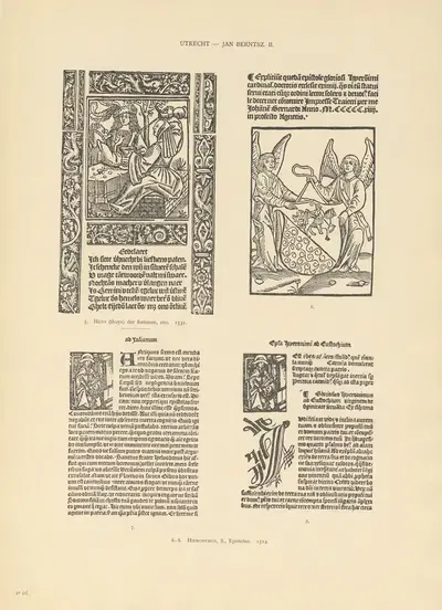 L'art typographique dans les Pays-Bas pendant les années 1500 à 1540 Pl.118 by Wouter Nijhoff, 1926 — digital art print…