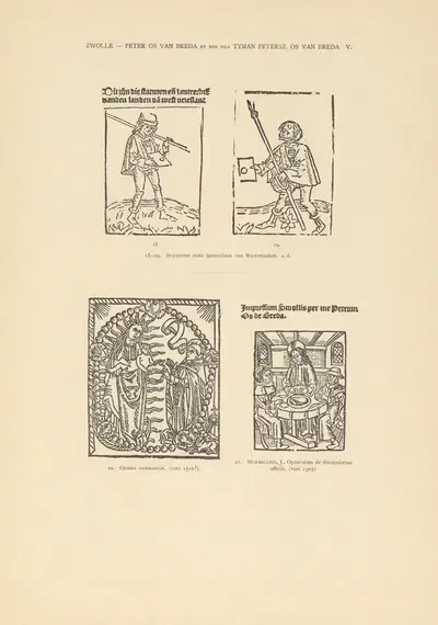 L'art typographique dans les Pays-Bas pendant les années 1500 à 1540 Pl.134 by Wouter Nijhoff, 1926 — digital art print…
