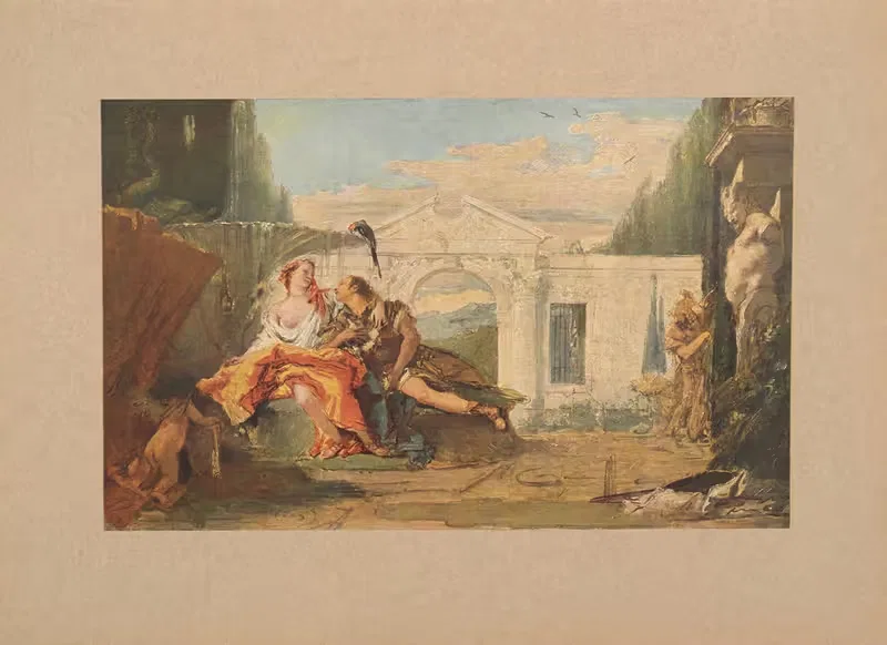 Джованбаттиста Тьеполо, Ринальдо и Армида by Коррадо Риччи, 1910 — digital art print download