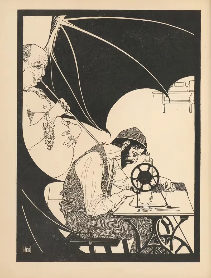 Песни гетто by Эфраим Моисеевич Лилиен, 1905 — digital art print download