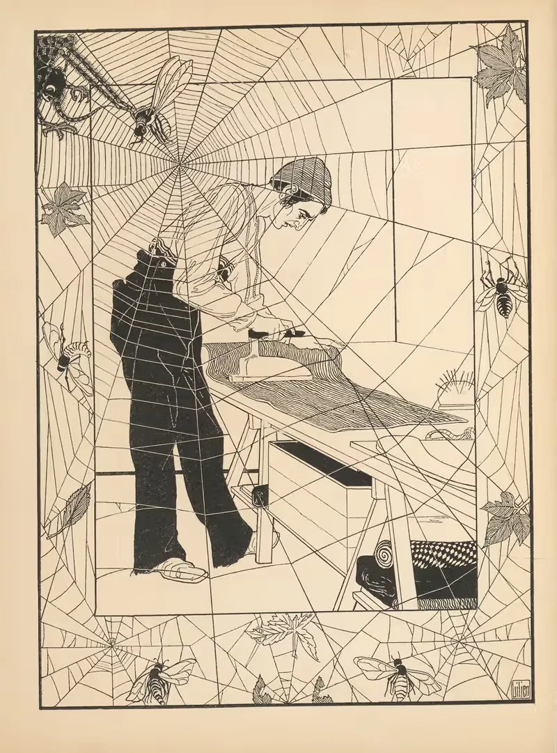 Песни гетто Пл.05 by Эфраим Моисеевич Лилиен, 1905 — digital art print download