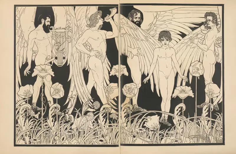 Песни гетто Пл.11 by Эфраим Моисеевич Лилиен, 1905 — digital art print download