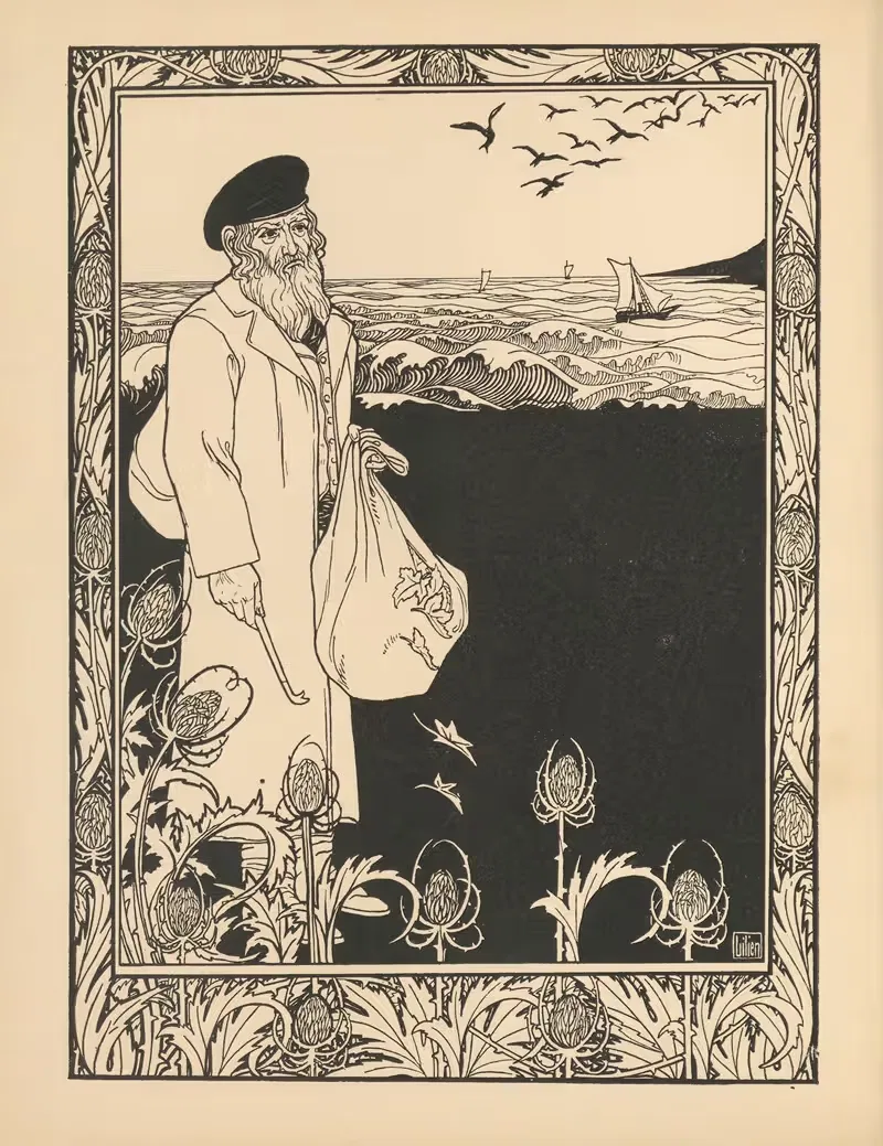 Песни гетто Pl.12 by Эфраим Моисеевич Лилиен, 1905 — digital art print download