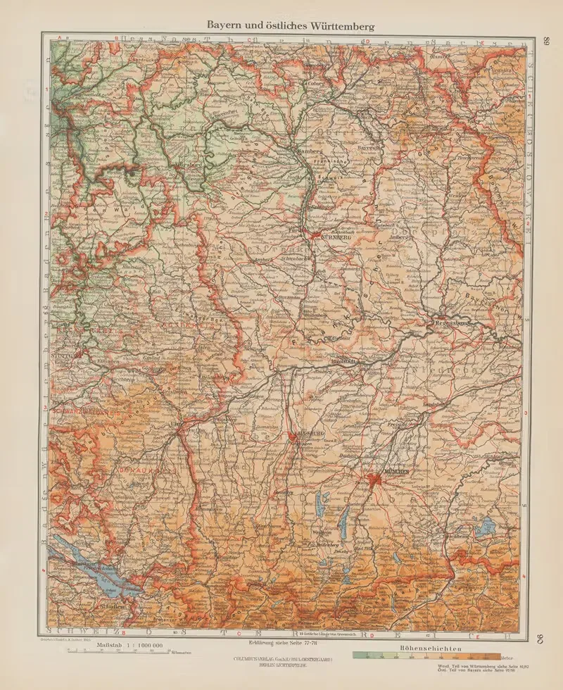 Bayern und ostliches Wurttemberg — Ernst Friedrich