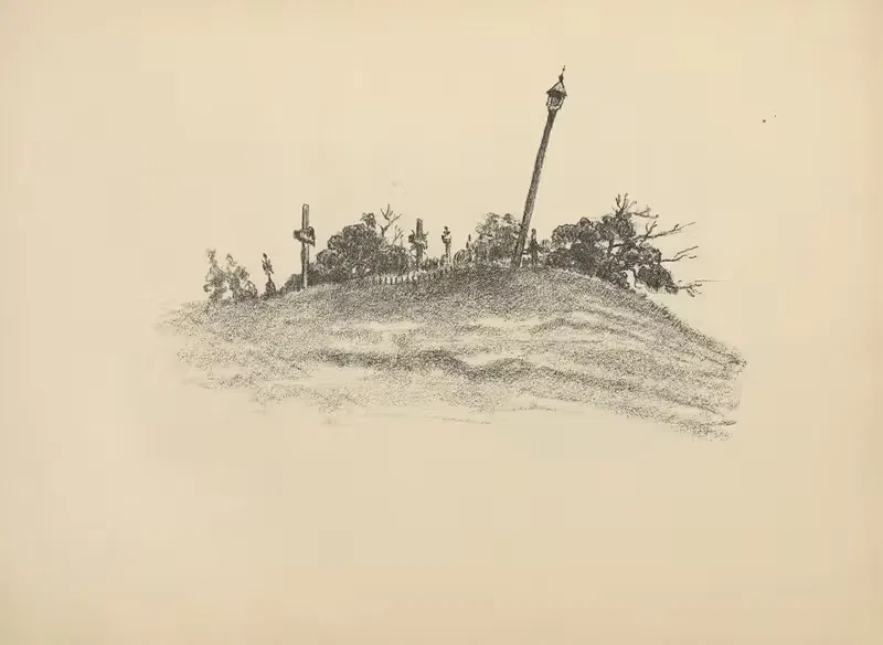 Литовское кладбище by Германн Струк, 1916 — digital art print download