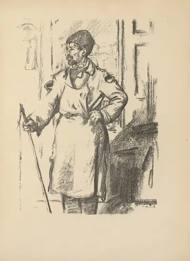 Еврейский извозчик by Германн Струк, 1916 — digital art print download