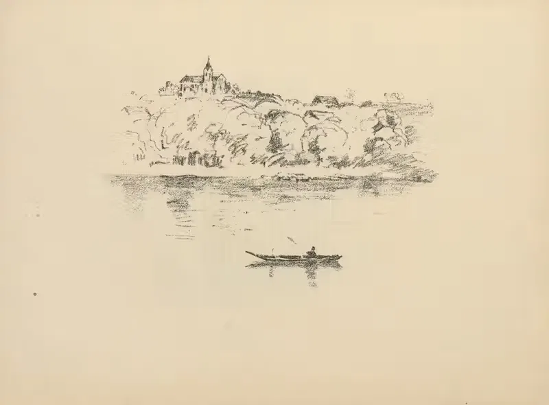 На Мемеле в Гродно by Германн Струк, 1916 — digital art print download