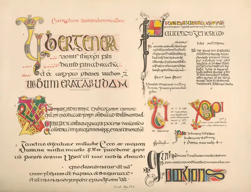 Irish MSS II by John Obadiah Westwood, 1845 — digital art print download