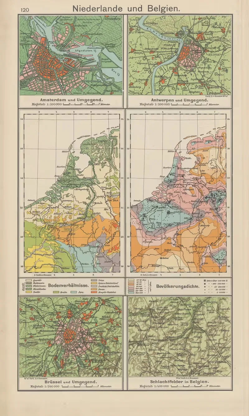 Niederlande und Belgien — Carl Diercke
