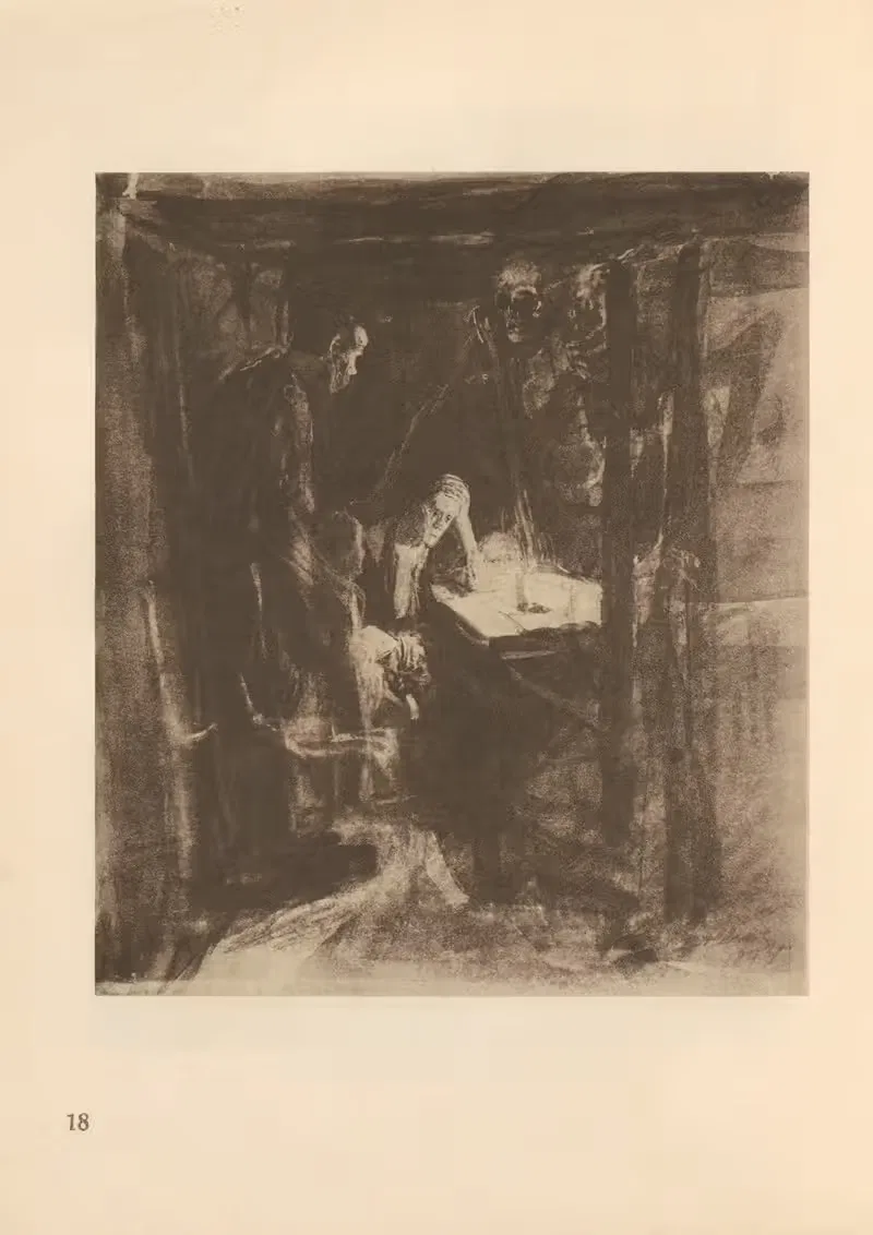 Zum 'Weberaufstand' gehörig — Käthe Kollwitz