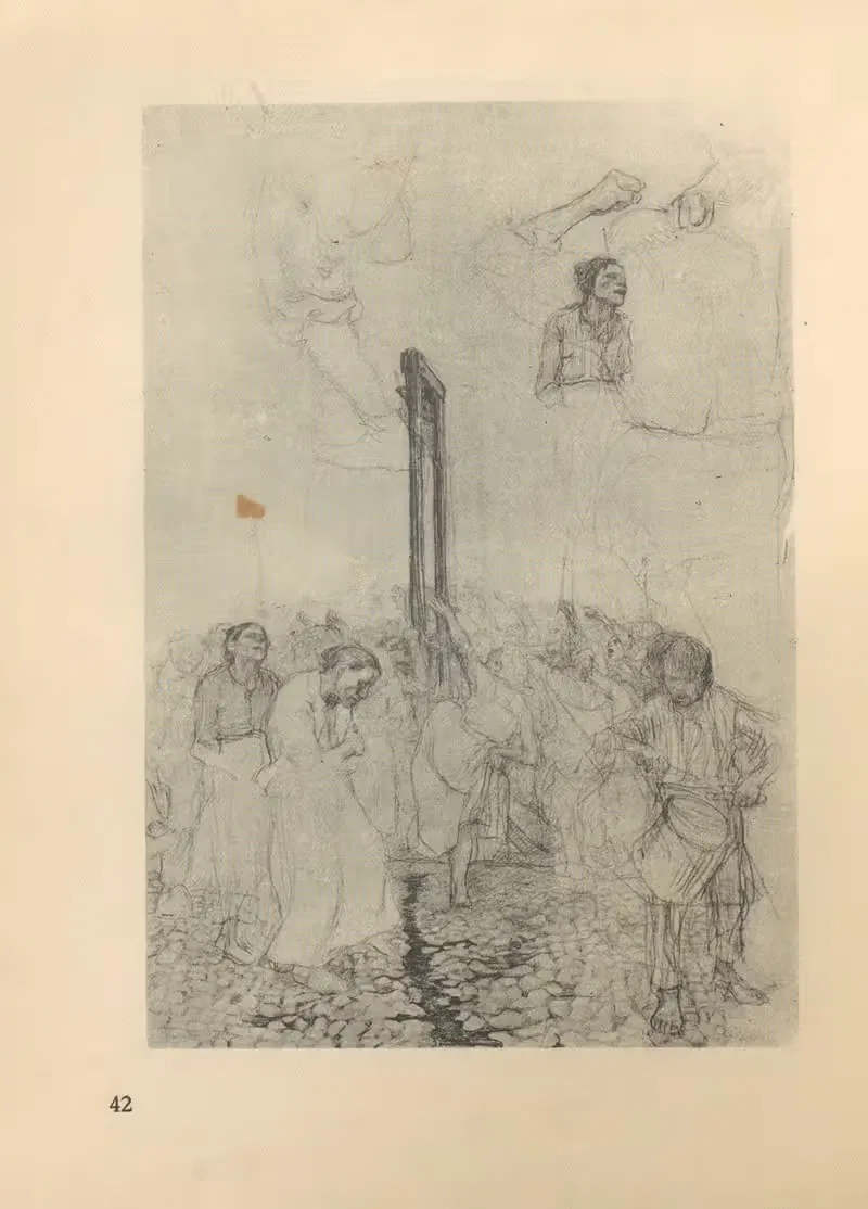 Танец у гильотины by Кэтэ Кольвиц, 1925 — digital art print download