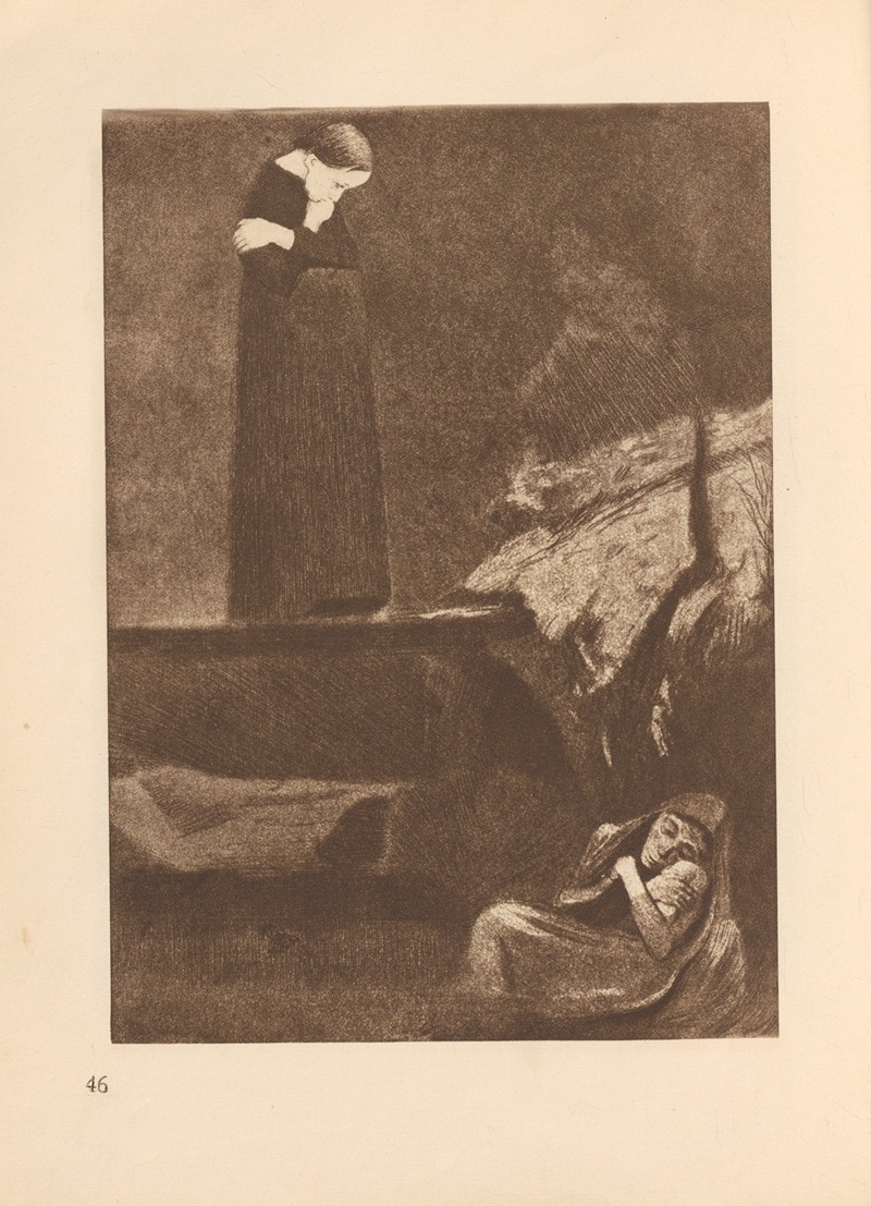 Гретхен by Кэтэ Кольвиц, 1925 — digital art print download