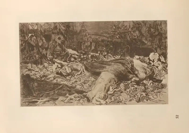 Zum 'Bauernkrieg' gehörig — Käthe Kollwitz