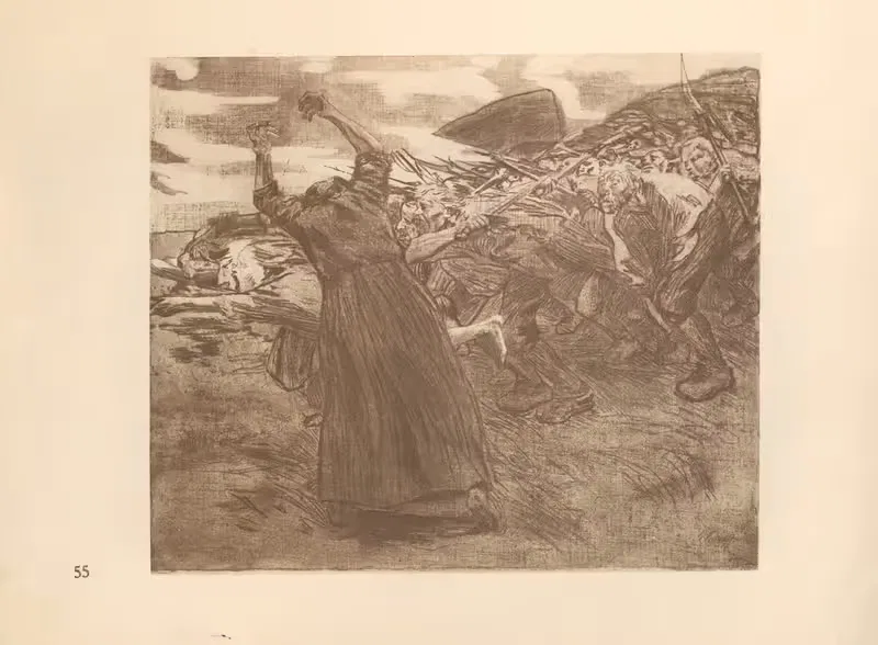 Zum 'Bauernkrieg' gehörig — Käthe Kollwitz